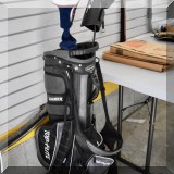 L21. Golf clubs and Top Flite bag. 